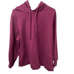 Lightweight Purple Hooded Sweatshirt